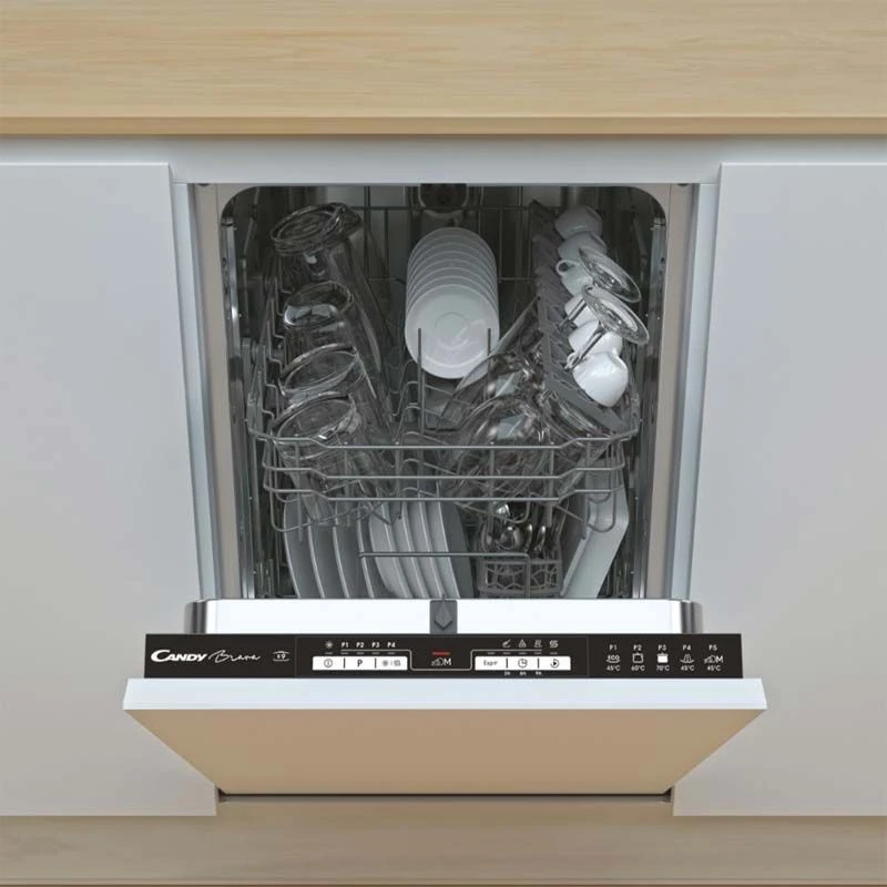Candy Brava CMIH 1L949-80 Fully-Integrated Slim 9 Place Dishwasher - White 3 Candy Brava CMIH 1L949-80 Fully-Integrated Slim 9 Place Dishwasher - White - Image 3