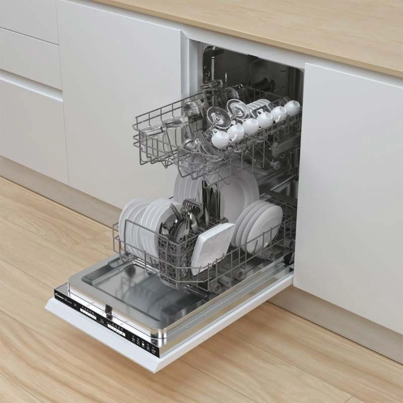 Candy Brava CMIH 1L949-80 Fully-Integrated Slim 9 Place Dishwasher - White 4 Candy Brava CMIH 1L949-80 Fully-Integrated Slim 9 Place Dishwasher - White - Image 4