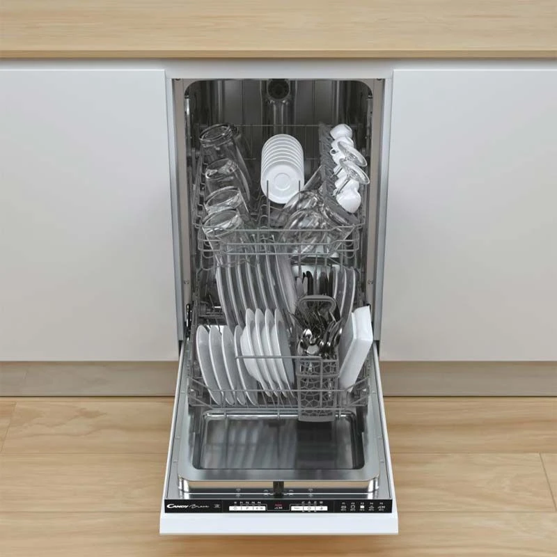 Candy Brava CMIH 1L949-80 Fully-Integrated Slim 9 Place Dishwasher - White 6 Candy Brava CMIH 1L949-80 Fully-Integrated Slim 9 Place Dishwasher - White - Image 6