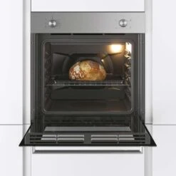 Candy Moderna FCT200X/E Built-In Single Electric Oven - Stainless Steel -Blanco Shop c a candy moderna fct200x e single electric oven open4