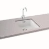 Carron Phoenix Haven 90 1 Bowl Undermount Kitchen Sink - Polar White - 125.0696.027