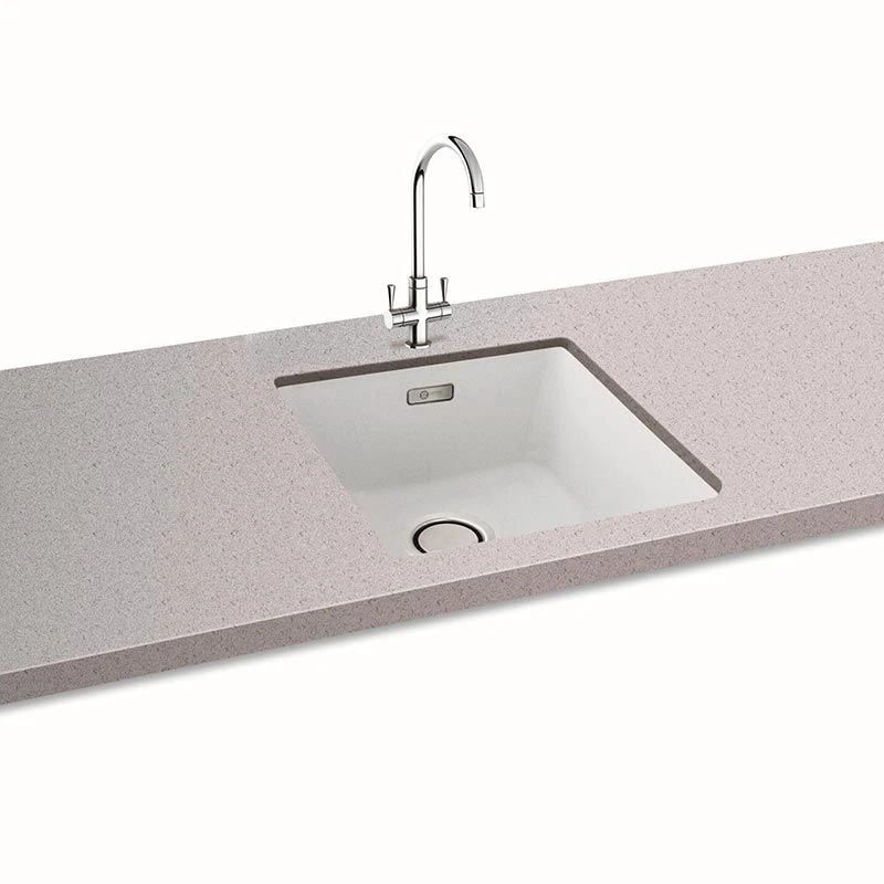 Carron Phoenix Haven 90 1 Bowl Undermount Kitchen Sink - Polar White - 125.0696.027 1 Carron Phoenix Haven 90 1 Bowl Undermount Kitchen Sink - Polar White - 125.0696.027