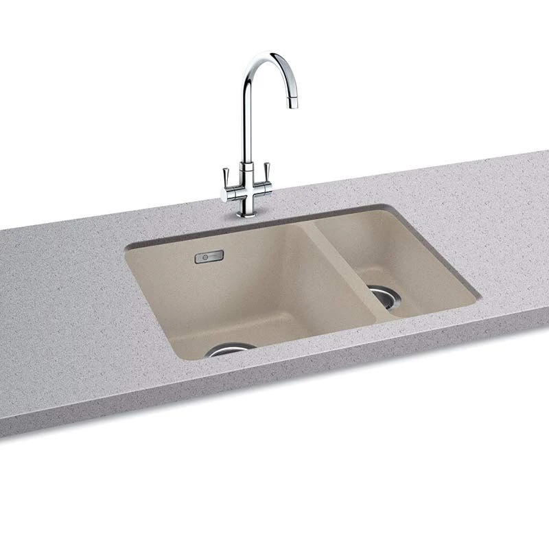 Carron Phoenix Haven 150-16 1.5 Bowl Undermount Kitchen Sink - Coffee - 125.0696.037 1 Carron Phoenix Haven 150-16 1.5 Bowl Undermount Kitchen Sink - Coffee - 125.0696.037