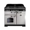 Rangemaster Classic Deluxe 100 Dual Fuel Royal Pearl Chrome - CDL100DFFRP/C