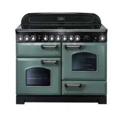 Rangemaster Classic Deluxe 110 Ceramic Mineral Green Chrome - CDL110ECMG/C