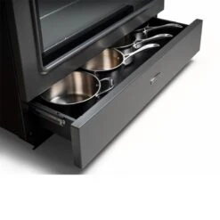 Rangemaster Classic FX 90 Dual Fuel Range Cooker - Cream & Chrome - CLAS90FXDFFCR/C -Blanco Shop c l clas90fxdffcrc 5