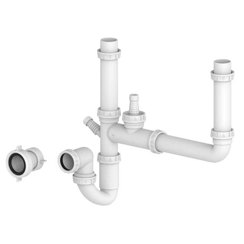 Prima Two Bowl Plumbing Kit - CPR108 1 Prima Two Bowl Plumbing Kit - CPR108