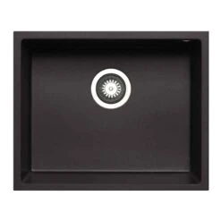 Prima+ 1 Bowl Undermount Granite Kitchen Sink - Black - CPR356