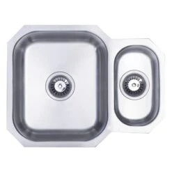 Prima 1.5B Undermount Reversible Kitchen Sink - Polished Steel - CPR506