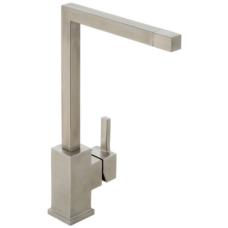 Vado Tetra Mono Sink Mixer Deck Mounted - Stainless Steel - CUC-1011-S/S 1 Vado Tetra Mono Sink Mixer Deck Mounted - Stainless Steel - CUC-1011-S/S