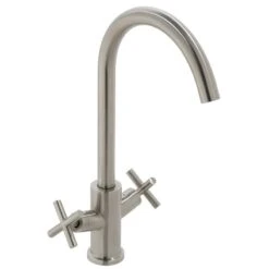 Vado Elements Steel Mono Sink Mixer Deck Mounted - Stainless Steel - CUC-1063-S/S