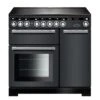 Rangemaster Encore Deluxe 90cm Induction Range Cooker - Slate/Chrome - EDL90EISL/C