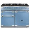 Rangemaster Elise 110cm Dual Fuel Range Cooker - China Blue - ELS110DFFCA/