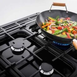 Rangemaster Encore Deluxe 100cm Dual Fuel Range Cooker - Stainless Steel/Chrome - EDL100DFFSS/C -Blanco Shop e n encore deluxe 100 df 5