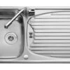 Leisure Euroline 1.0 Bowl Kitchen Sink Reversible - Stainless Steel EL9501
