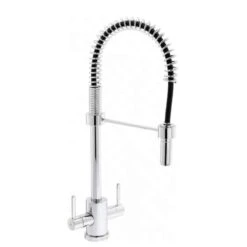 Franke Krios Spring Two Lever Pull Out Nozzle Tap - Chrome - 115.0689.616