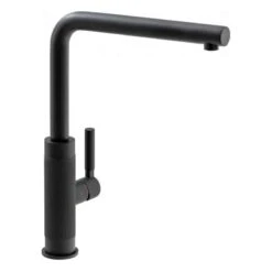 Franke Tessuto Single Lever L-Spout Tap - Matt Black - 115.0691.516