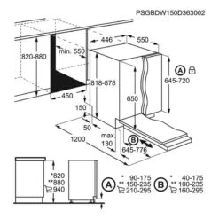 AEG FSE62407P Fully Integrated 9 Place Slimline Dishwasher - White -Blanco Shop f s fse62407p 5