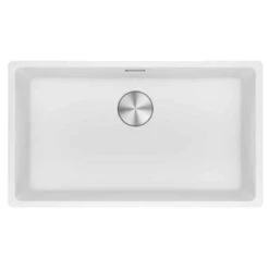 Franke Maris 1 Bowl Undermount Fragranite Kitchen Sink MRG 110-72 - Polar White - 125.0688.510