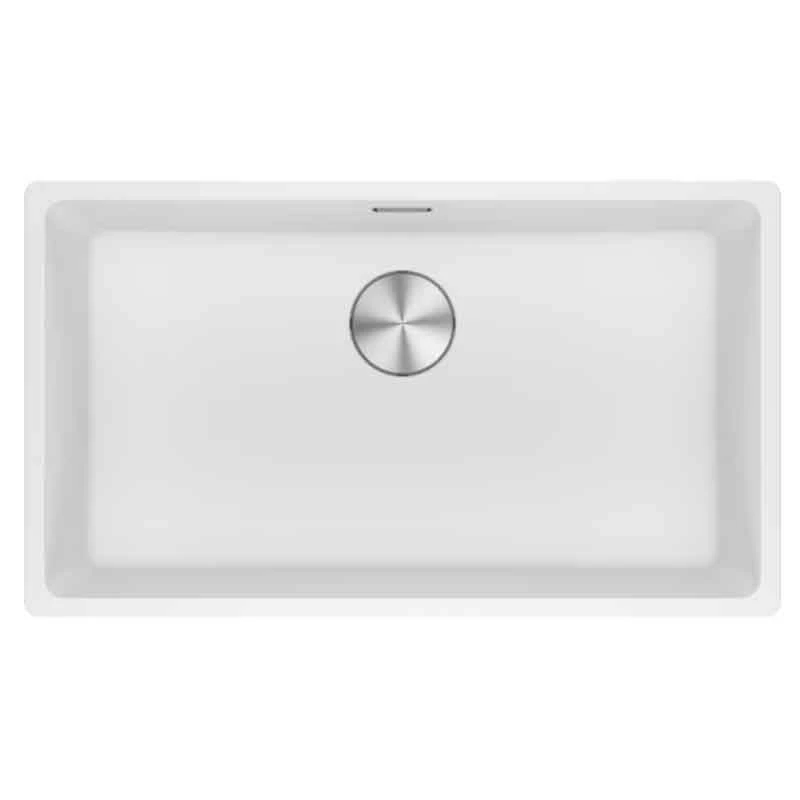 Franke Maris 1 Bowl Undermount Fragranite Kitchen Sink MRG 110-72 - Polar White - 125.0688.510 1 Franke Maris 1 Bowl Undermount Fragranite Kitchen Sink MRG 110-72 - Polar White - 125.0688.510