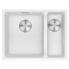 Franke Maris 1.5 Bowl Undermount Fragranite Kitchen Sink MRG 160-34-15 - Right Hand - Polar White - 125.0688.520