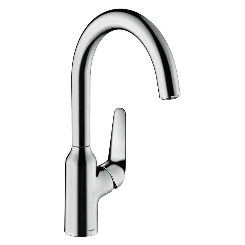 Hansgrohe Focus M42 Single Lever Kitchen Mixer Tap 220 Single Spray Mode - Chrome - 71802000 1 Hansgrohe Focus M42 Single Lever Kitchen Mixer Tap 220 Single Spray Mode - Chrome - 71802000