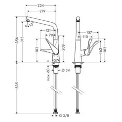 Blanco Shop -Blanco Shop h a hansgrohe 14822800 dimensions