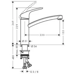 Blanco Shop -Blanco Shop h a hansgrohe 31806000 dimensions