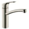 Hansgrohe Focus M41 Single Lever Kitchen Mixer Tap 160 Single Spray Mode - Stainless Steel - 31806800