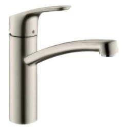 Hansgrohe Focus M41 Single Lever Kitchen Mixer Tap 160 Single Spray Mode - Stainless Steel - 31806800