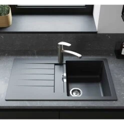 Hansgrohe Focus M41 Single Lever Kitchen Mixer Tap 160 Single Spray Mode - Stainless Steel - 31806800 -Blanco Shop h a hansgrohe 31806800 lifestyle1