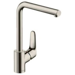 Hansgrohe Focus M41 Single Lever Kitchen Mixer Tap 280 Single Spray Mode - Stainless Steel - 31817800