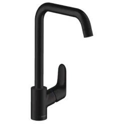 Hansgrohe Focus M41 Single Lever Kitchen Mixer Tap 260 Single Spray Mode - Matt Black - 31820670