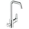 Hansgrohe Focus M41 Single Lever Kitchen Mixer Tap 260 With Shut-Off Valve - Chrome - 31823000