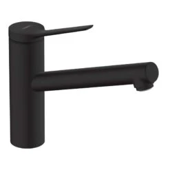 Hansgrohe Zesis M33 Single Lever Kitchen Mixer Tap 150 1Jet - Matt Black - 74802670