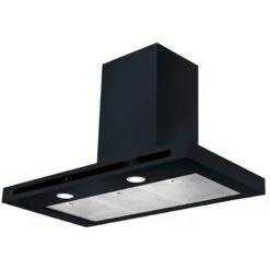 Rangemaster Hi-Lite Flat 110cm Hood Black - HLTHDS110BL/