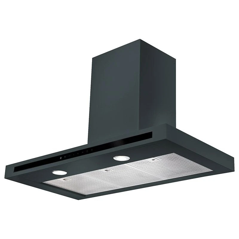 Rangemaster Hi-Lite Flat 110cm Hood Slate Grey - HLTHDS110SL/ 1 Rangemaster Hi-Lite Flat 110cm Hood Slate Grey - HLTHDS110SL/