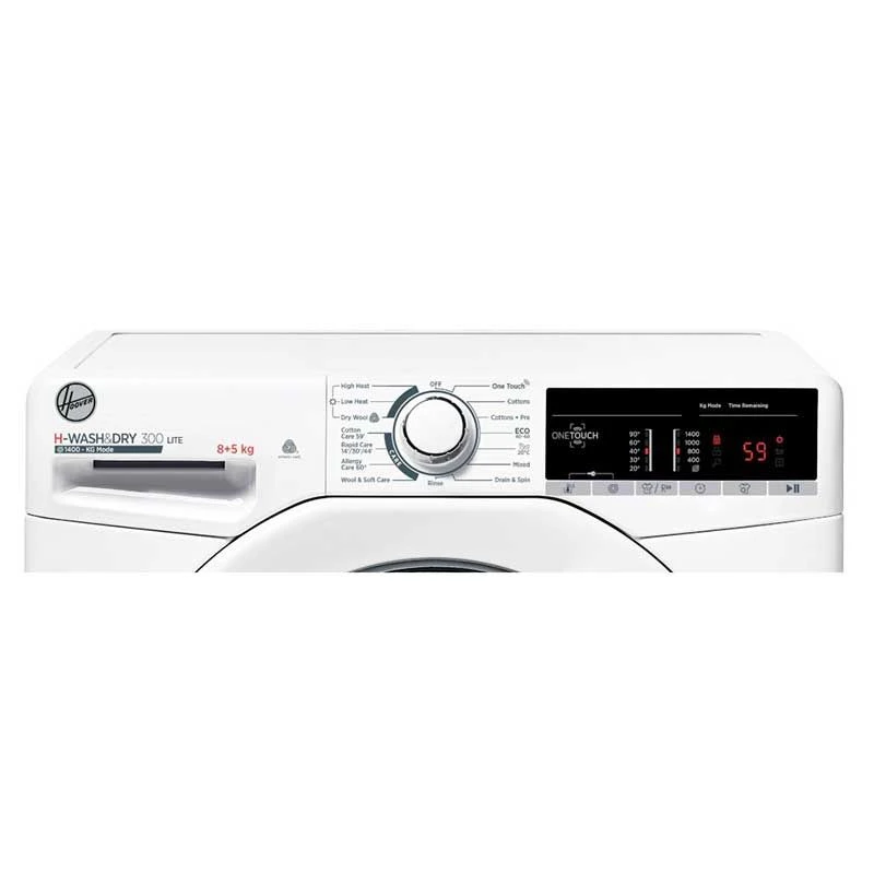 Hoover H3D485TE180 8kg/5kg Freestanding Washer Dryer - White 2 Hoover H3D485TE180 8kg/5kg Freestanding Washer Dryer - White - Image 2