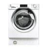 Hoover H300 HBWS 58D1ACE-80 B/I 1500rpm 8kg Washing Machine - White W/Chrome Door