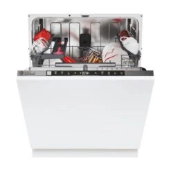 Hoover H500 HI4C6F0S-80 F/I 14 Place Dishwasher - White -Blanco Shop h o hoover hi4c6f0s 80 front