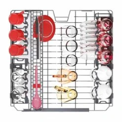 Hoover H500 HI4C6F0S-80 F/I 14 Place Dishwasher - White -Blanco Shop h o hoover hi4c6f0s 80 tray1