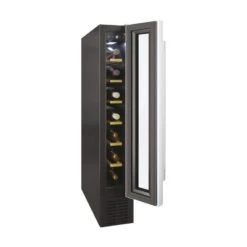Hoover H300 HWCB 15 UK/1 15cm Wine Cooler - Black Glass & Stainless Steel 6 Hoover H300 HWCB 15 UK/1 15cm Wine Cooler - Black Glass & Stainless Steel -Blanco Shop h o hoover hwcb15uk 1 side