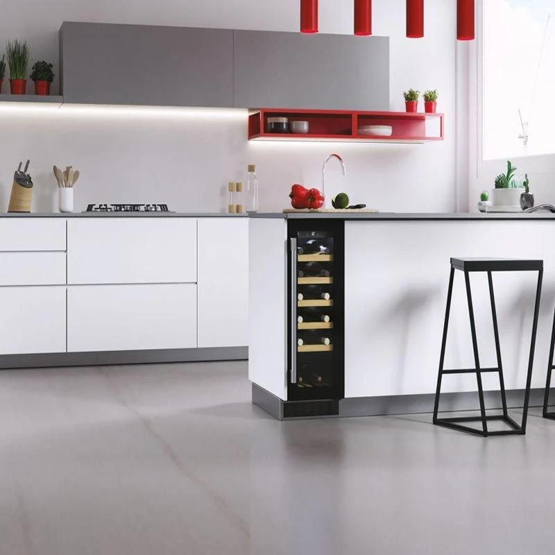 Hoover H500 HWCB 30 UK/N 30cm Wine Cooler - Black Glass & Stainless Steel 2 Hoover H500 HWCB 30 UK/N 30cm Wine Cooler - Black Glass & Stainless Steel - Image 2