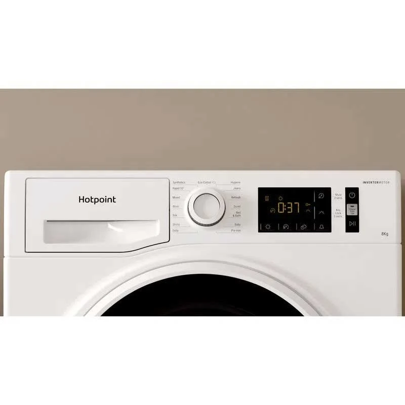 Hotpoint H3 D81WB UK 8kg Condenser Dryer - White 9 Hotpoint H3 D81WB UK 8kg Condenser Dryer - White - Image 9