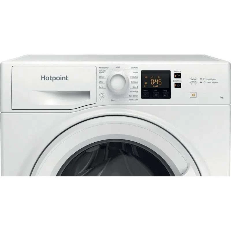 Hotpoint NSWF 743U W UK N 7kg Washing Machine - White 9 Hotpoint NSWF 743U W UK N 7kg Washing Machine - White - Image 9