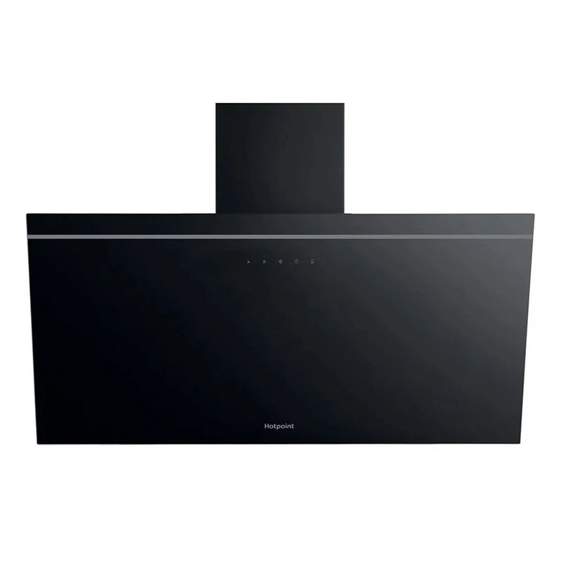 Hotpoint PHVP 82F LT K 80cm Angled Chimney Cooker Hood - Black 1 Hotpoint PHVP 82F LT K 80cm Angled Chimney Cooker Hood - Black