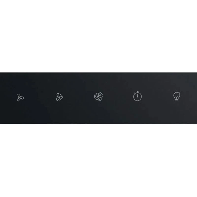 Hotpoint PHVP 82F LT K 80cm Angled Chimney Cooker Hood - Black 2 Hotpoint PHVP 82F LT K 80cm Angled Chimney Cooker Hood - Black - Image 2