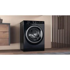 Hotpoint NSWF945CBSUKN FS 1400 Washing Machine - Black -Blanco Shop h o hotpoint washing machine lifestyle1