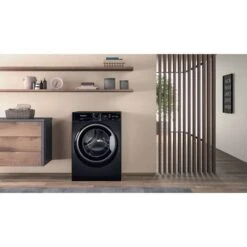 Hotpoint NSWF945CBSUKN FS 1400 Washing Machine - Black -Blanco Shop h o hotpoint washing machine lifestyle2