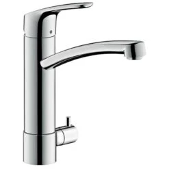 Hansgrohe Focus M41 Single Lever Kitchen Mixer Tap 200 With Shut-Off Valve - Chrome - 31803000